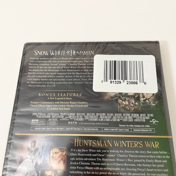 Snow White & The Huntsman / The Huntsman Winters War 2 Movie Collection DVDs - Picture 5 of 12